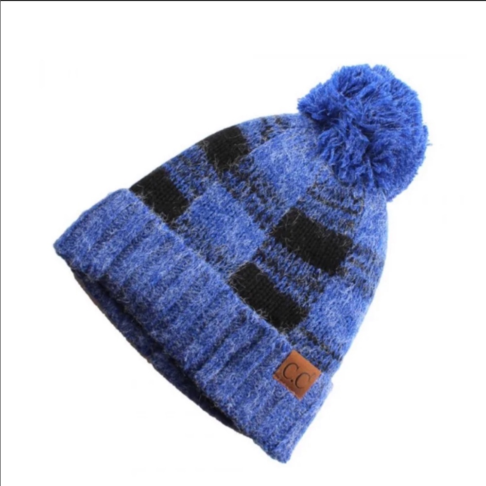 NWT CC BOUTIQUE BRAND Checkered Chenille Hat